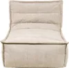 icon Dolce Lounger Sitzsack, Beige, Feines Cord Sitzsack, Produktbild-Vorschau 4