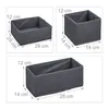 Relaxdays – organizer do szuflad, 6-częściowy organizer na Podgląd zdjęcia produktu 4