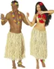 Hawaii Bastrock für Herren Kostüm-Zubehör 78 cm beige - Produktbild-Vorschau 1