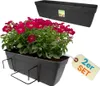 2er Set Blumenkasten Balkongeländer Balkon Blumenkasten Produktbild-Vorschau 1