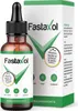 A product shot of a bottle of Fastaxol oil complex drops and its packaging. Produktbild-Vorschau
