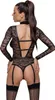 Cottelli LINGERIE Body Spitze S - Langarm-Riobody mit Produktbild-Vorschau 4