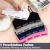 5er Set Mädchen Bustier - Sport Mikrofaser - Bunt Produktbild-Vorschau 2