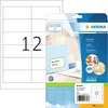 HERMA Etiketten Premium A4 weiß 97x42,3   mm Papier 120 St. Anteprima dell’immagine prodotto 1