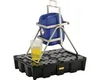 Bac de rétention 60l L800xl600xH180mm PE avec caillebotis Voir les images du produit 6