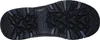 The image shows the sole of a black Skechers boot. Voir les images du produit