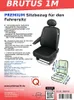 FIAT Ducato Kunstleder Sitzbezüge Sitzschoner Set Produktbild-Vorschau 9