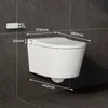 HOROW WC doccia intelligente senza bordi, bidet elettrico Anteprima dell’immagine prodotto 3