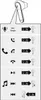 Diagram showing how to use Bluetooth headphones with icons and text. Anteprima dell’immagine prodotto