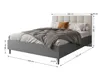 Polsterbett LECTUS 160x200cm - Designerbett mit Bettkasten, Produktbild-Vorschau 3
