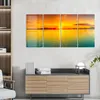 DEQORI Glasbild Echtglas 4x30x60 cm 'Abendsonne am Produktbild-Vorschau 3