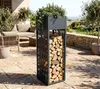 Westmann Onyx 3 Kaminholzregal für den Außenbereich mit Produktbild-Vorschau 2