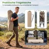COSTWAY Campingstuhl mit Fußstütze, Klappstuhl bis 150 kg Produktbild-Vorschau 4