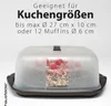 Kuchen Transportbox quadratisch, 28,5 x 28,5 x 13,5 cm Produktbild-Vorschau 4