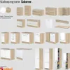 A collage of various kitchen cabinet modules and components, showcasing different configurations and finishes. Produktbild-Vorschau