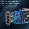 BlitzWolf 48W 4 USB Anschlüsse QC 3.0 Schnellladegerät Wand Produktbild-Vorschau 6