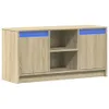 vidaXL TV-Schrank mit LED-Beleuchtung Sonoma-Eiche Produktbild-Vorschau 3
