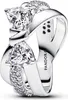 PANDORA Timeless Damenring mit Schleife aus Sterlingsilber Produktbild-Vorschau 1