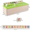 Holz Montessori Spielzeug für Kinder ab 3 Jahren,Lernbox Produktbild-Vorschau 2