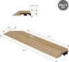 ML-Design WPC Abschlussleiste Teak für Terrassenfliesen Produktbild-Vorschau 7