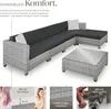 tectake® Aluminium Rattan Lounge wetterfest und Produktbild-Vorschau 3