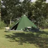 vidaXL Tipi Zelt mit Dach mit Speicher Grün 560 x 560 x 300 Produktbild-Vorschau 2