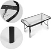 Gartentisch aus Glas 120x70 cm, für Terrasse und Garten, Produktbild-Vorschau 4