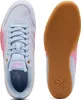 A top-down view and sole view of a pair of Puma sneakers. Produktbild-Vorschau