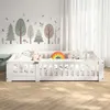 INONEFT Kinderbett Bodenbett 120 x 200 mit Lattenrost, Produktbild-Vorschau 1