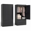 Kleiderschrank BEALIFE 90x50x180 cm mit Kleiderstange & 2 Produktbild-Vorschau 1
