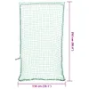 vidaXL Anhängernetz mit Gummiseil Grün 2,5x1,5 m PP Produktbild-Vorschau 5
