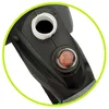 A close-up view of the top of a black power tool, showing a white fill cap and a red circular indicator. Náhľad obrázku produktu