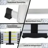 Yakimz teleskopický výsuvný rebrík skladací rebrík stabilný Náhľad obrázku produktu 3