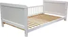 Kinderbett Juniorbett Beistellbett Wiege 140x70cm 4in1 weiß Produktbild-Vorschau 7