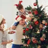 Weihnachtskugeln Rot Gold, Weihnachtsdeko 106er Set in 24 Produktbild-Vorschau 3