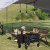 FOXSPORT Bollerwagen Faltbar, Handwagen bis 75kg belastbar, Produktbild-Vorschau 3