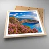 Gerahmtes Poster - Rahmen in heller Eiche - Meer Sommer Produktbild-Vorschau 3