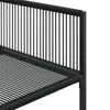 5-tlg. Garten-Essgruppe Schwarz Poly Rattan Produktbild-Vorschau 5
