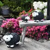 Schwarzes Schaf Gartenfigur 23 cm hoch Deko Figur Produktbild-Vorschau 5
