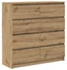 vidaXL Sideboard Chêne Artisan 100x35x99 cm Bois composite Voir les images du produit 2