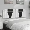 vidaXL Kopfteil-Kissen "Viana" Weiß und Schwarz 160 cm Produktbild-Vorschau 4