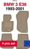 Velours-Autoteppiche für: BMW 3 E36 Cabrio (1993-2001) Produktbild-Vorschau 16