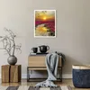 Poster - Poster ohne Rahmen - See Blumen - 40x50 cm - Wand Produktbild-Vorschau 6