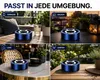 3x Aschenbecher Gluttöter Wind Balkon Bistro Rund Glut Produktbild-Vorschau 6