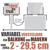 BigDean 10 Stück Blumenkastenhalter anthrazit Standard Produktbild-Vorschau 2