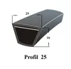 SWR Keilriemen 25x1900 Li, klassisch Produktbild-Vorschau 2