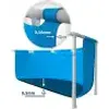 A product shot of a blue frame pool with a circular element above it. Anteprima dell’immagine prodotto