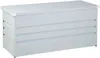 BELIANI Gartentruhe Hellgrau Metall 400 L 132 x 62 cm Produktbild-Vorschau 6