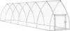 vidaXL Gabbia per polli argento 600x105x120 cm Acciaio Anteprima dell’immagine prodotto 1