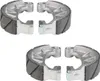 Bremsbacken Set vorne & hinten geschlitzt Sport für Simson Produktbild-Vorschau 2